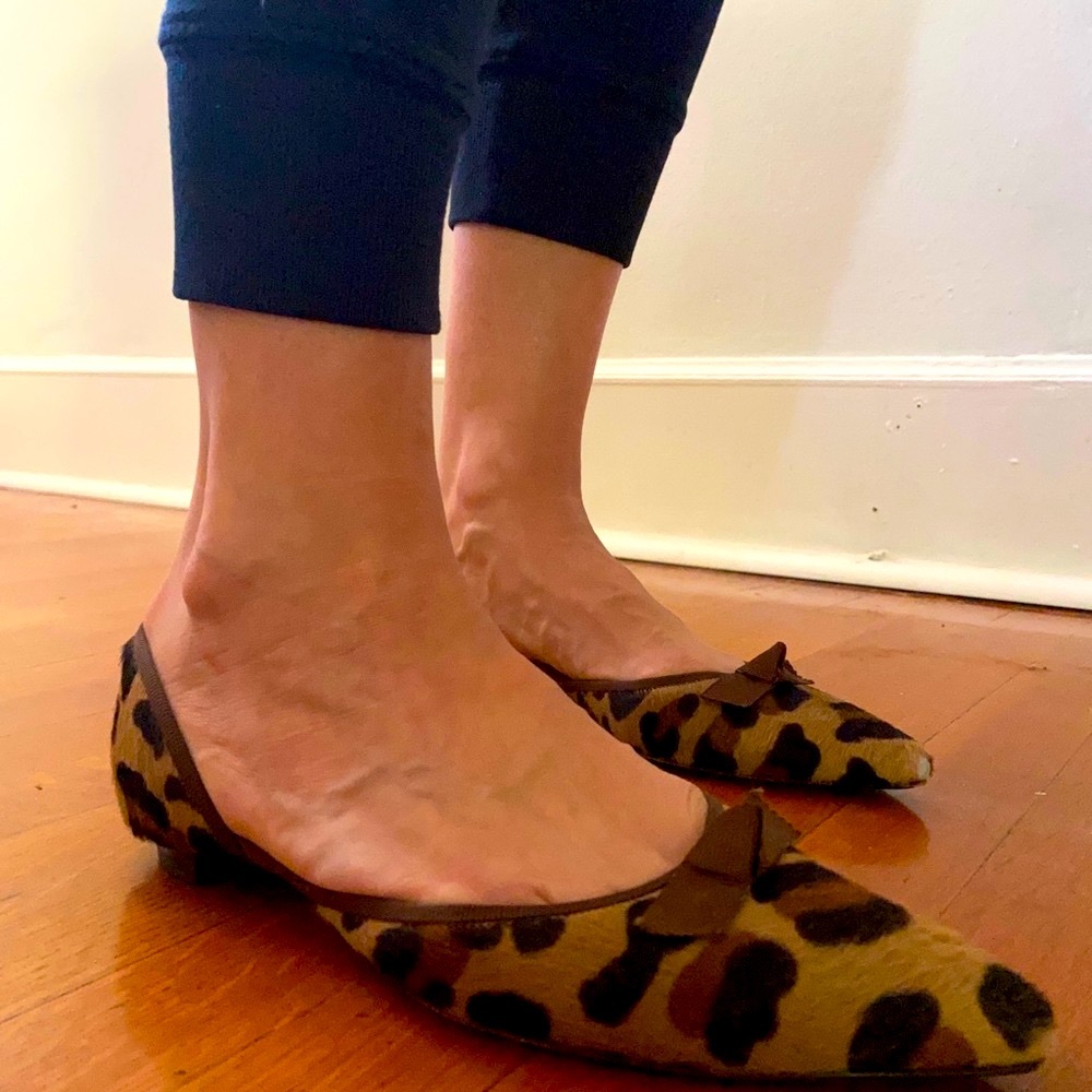 GUC Celine Pony Hair Flats